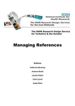 Managing References