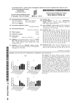 WO 2012/175518 Al 27 December 2012 (27.12.2012) P O P C T