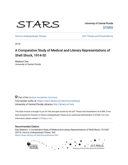 A Comparative Study of Medical and Literary Representations of Shell Shock, 1914-50