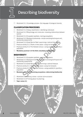 Pearson Biology Queensland 12 Skills and Assessment Book