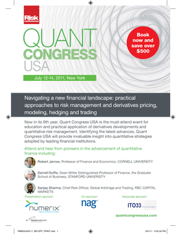 Quant Congress USA 2011