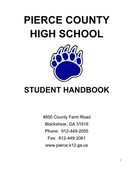 Student Handbook