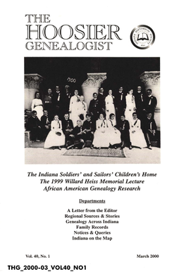 Hoosier Genealogist