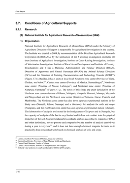 3.7. Conditions of Agricultural Supports