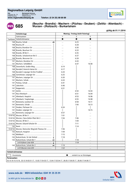 Gesamt-Aushangfahrplan Drucken