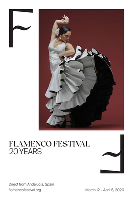 April 5, 2020 Direct from Andalucía, Spain Flamencofestival.Org