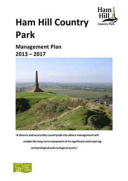 Ham Hill Country Park Management Plan 2013 – 2017