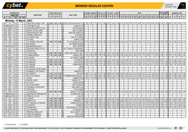 Midweek Regular Coupon 10/03/2021 09:08 1 / 2