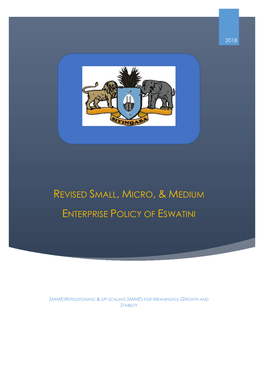 Revised Small, Micro, & Medium Enterprise Policy of Eswatini