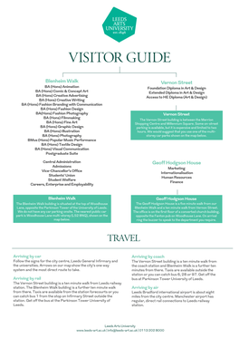 Leeds College of Art Visitor Guide 16 3