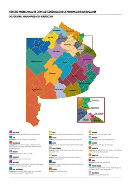 Consejo Profesional De Ciencias Económicas De La Provincia De Buenos Aires Delegaciones Y Municipios De Su Jurisdicción