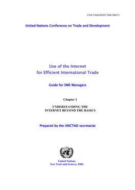 Unctad/Stde/Tib/2003/3