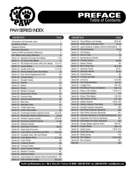 PREFACE Table of Contents