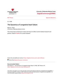 The Dynamics of Congestive Heart Failure