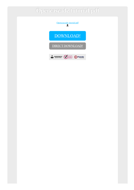 Opencascade Tutorial Pdf