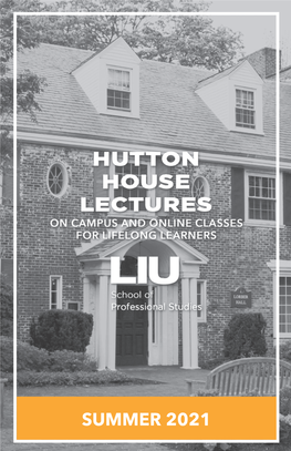 Hutton House Summer 2021 Catalog.Pdf