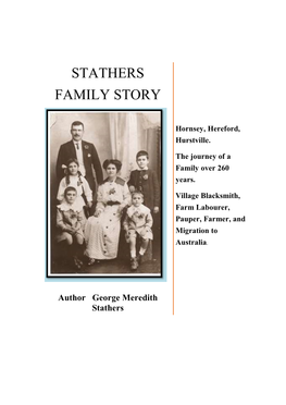 Stathers Family Story