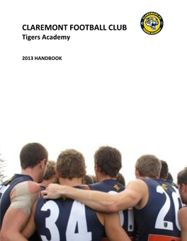 CLAREMONT FOOTBALL CLUB Tigers Academy