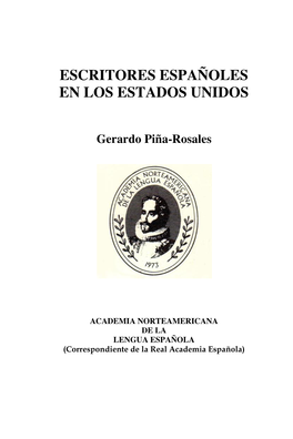 Escritores Españoles En Los Estados Unidos