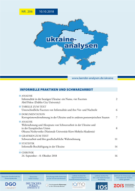 Ukraine- Analysen