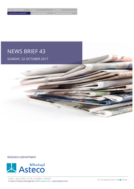 News Brief 43 Sunday, 22 October 2017