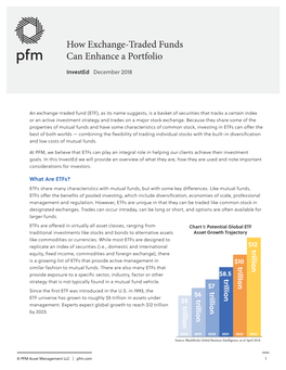 How Exchange-Traded Funds Can Enhance a Portfolio