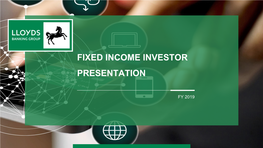 2019 Full Year Results Fixed Income Presentation