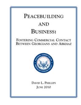 Peacebuilding and Business