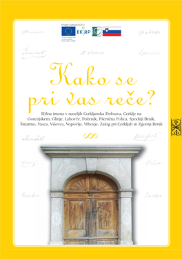 Hisna Imena CERKLJE 40 Strani 2015.Qxd 21.5.2015 13:42 Page 1