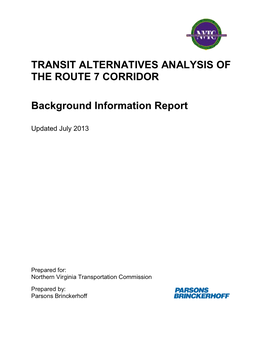 Background Information Report