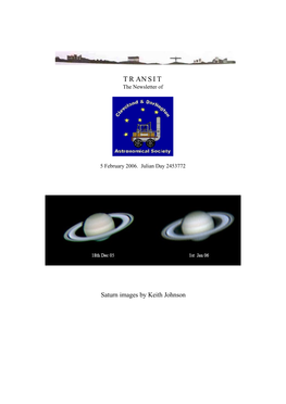 TRANSIT the Newsletter Of