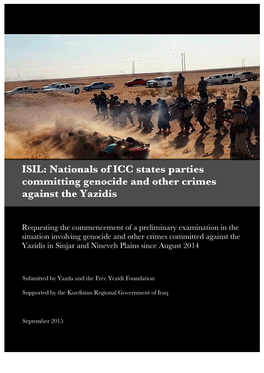 ISIL: Nationals of ICC States Parties Committing Genocide and Other Crimes Against the Yazidis