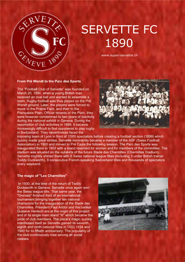 Servette Fc 1890