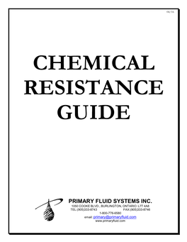 Chemical Resistance Guide