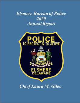 Chief Laura M. Giles Elsmere Bureau of Annual