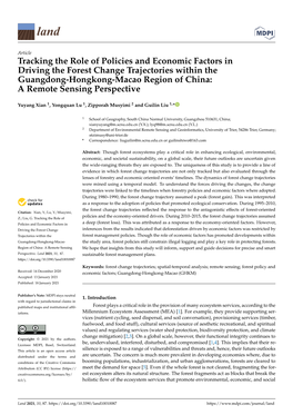 Tracking the Role of Policies and Economic Factors in Driving