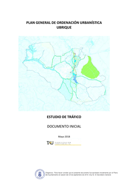 Plan General De Ordenación Urbanística Ubrique Estudio