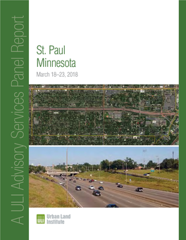 A ULI Advisory Services Panel Report Minnesota St