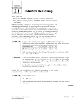 CHAPTER 2 17 ©2003 Key Curriculum Press DG3CL592 02.Qxd 7/1/02 10:48 AM Page 18