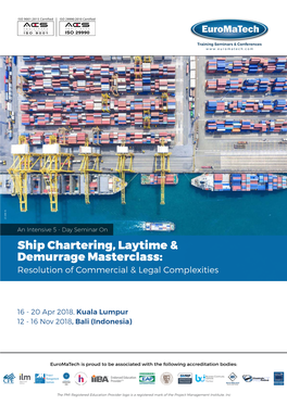 Ship Chartering, Laytime & Demurrage Masterclass