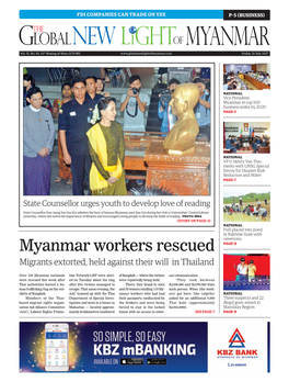 Myanmar Workers Rescued Page-9 Migrants Extorted, Held Against Their Will in Thailand