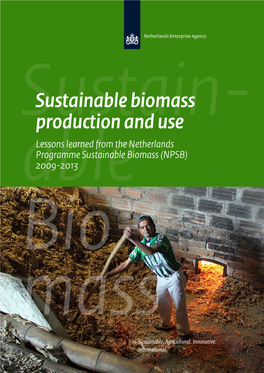 Sustainable Biomass Production and Supply Depends on Multiple Factors