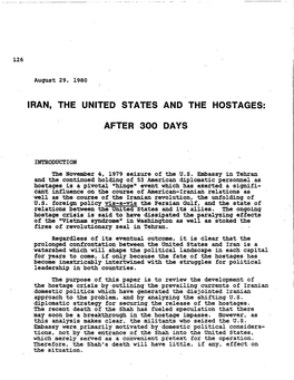 Hostage Crisis Is Said to Have Dissipated the Paralyzing Effects of the Vietnam Syndrome" in Washington As Well As Stoked the Fires of Revolutionary Zeal in Tehran