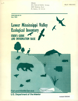 Lower Mississippi Valley Ecological Inventory