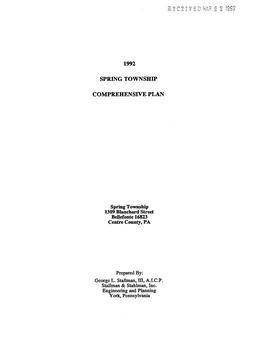 1992 Comprehensive Plan
