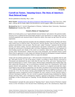 Carroll on Turner, 'Amazing Grace: the Story of America's Most Beloved Song'