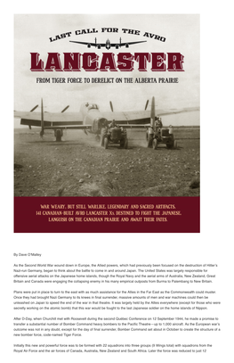 Last Call for Lancasters