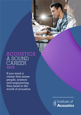 IOA 'Acoustics a Sound Career Guide 2019 '.Pdf