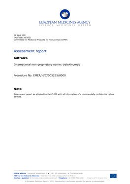 Adtralza, INN-Tralokinumab