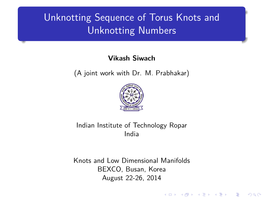 Unknotting Sequence of Torus Knots and Unknotting Numbers